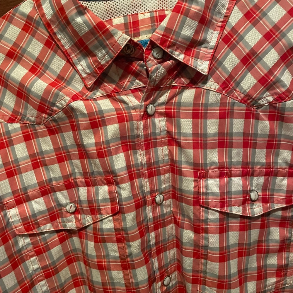 Pearl snap fishing shirt